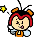 SAC Charmy winking with tongue