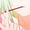 Eating Pocky2
